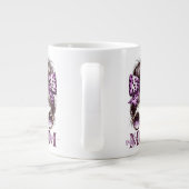 Paarse rommelige Bun Mama Vrouw Baas Grote Koffiekop (Achterkant)