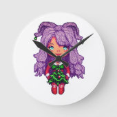 Paarse Ronde Klok (Voorkant)