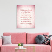 Paarse Rood Holistisch gedichtenkunstcanvas Canvas Afdruk (Insitu (Woonkamer))