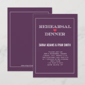 Paarse Roodhoorzittingen Kaart (Voorkant / Achterkant)