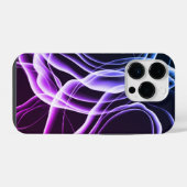 Paarse rook iPhone hoesje (Achterkant horizontaal)
