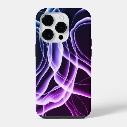 Paarse rook iPhone hoesje (Achterkant)