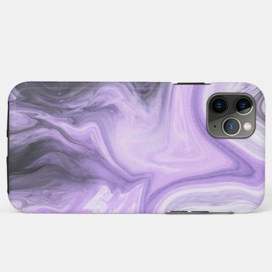 Paarse rook Modern Abstract Case-Mate iPhone Case (Achterkant (horizontaal))