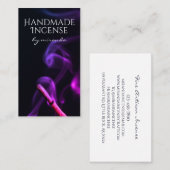 Paarse rookhandwerktuigen voor het aanzetten tot k visitekaartje (Voorkant / Achterkant)