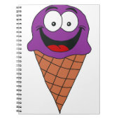 Paarse roomijs notitieboek (Voorkant)