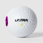 PAARSE ROOS 2 GOLFBALLEN (Logo)