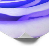 Paarse Roos Achtergrond Gepersonaliseerd Blanco la Poster (Hoek)