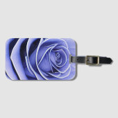 Paarse Roos Bagagelabel (Voorkant (horizontaal))