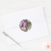 Paarse Roos Bouquet Envelope Stickers (Envelop)