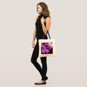 Paarse Roos Bride Tote Bag (Voorkant (model))