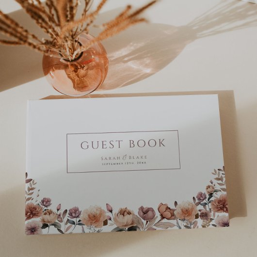 Paarse Roos bruiloft gastenboek