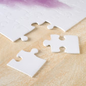 Paarse Roos Butterfly Legpuzzel (Zijkant)