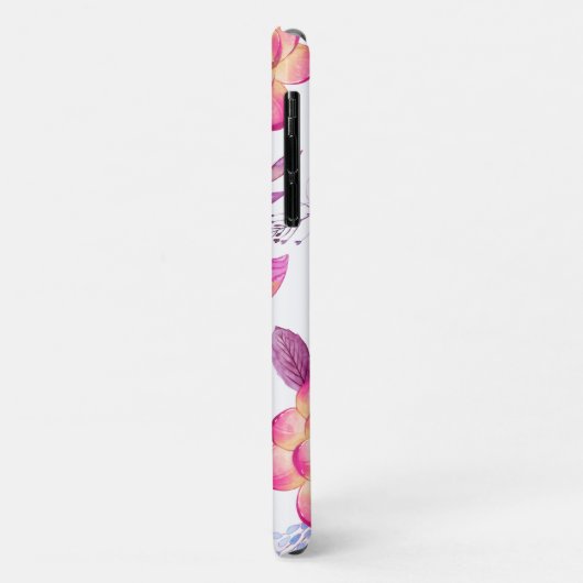 Paarse roos Case-Mate iPhone case (Achterkant/links)