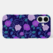 Paarse Roos Case-Mate iPhone Case (Achterkant (horizontaal))