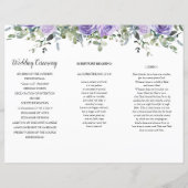 Paarse Roos Eucalyptus Orde van de Dienst (Achterkant)