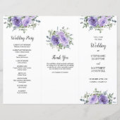 Paarse Roos Eucalyptus Orde van de Dienst (Voorkant)