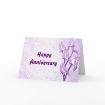 Paarse Roos Happy Jubileum