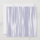 Paarse Roos Lavendel Paarse Quinceanera Kaart (Achterkant)