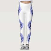 Paarse Roos Leggings (Voorkant)