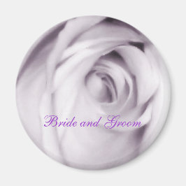 paarse roos magneet (bruin en bruin)