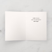 Paarse Roos Moederdag Folie Wenskaart (Binnenlaag)