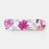 Paarse roos persoonlijk skateboard (Horizontaal)