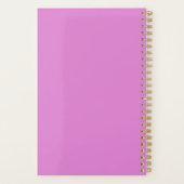 Paarse roos planner (Achterkant)