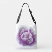 Paarse Roos Schilderende Canvas tas (Achterkant)