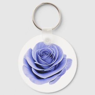 Paarse Roos Sleutelhanger