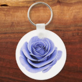 Paarse Roos Sleutelhanger (Voorkant)