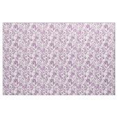 Paarse Roos Tak Toile Stof (Yard (91,4 cm))