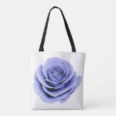 Paarse Roos Tote Bag (Achterkant)