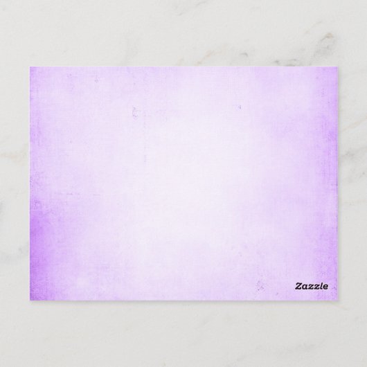 Paarse Roos Trouwtafel Nummer Briefkaart (Achterkant)