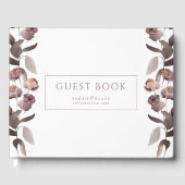 Paarse Roos Tuin bruiloft gastenboek (Voorkant)