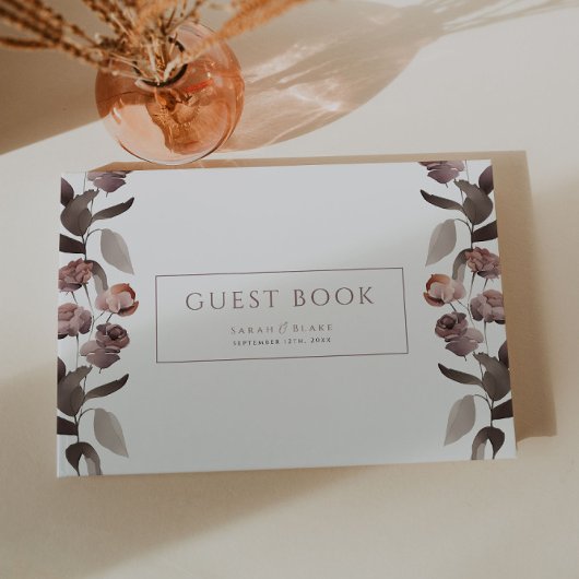 Paarse Roos Tuin bruiloft gastenboek