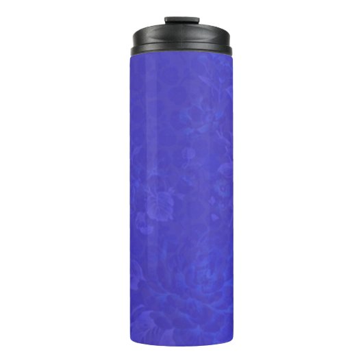 Paarse Roos Tuin Tumbler Thermosbeker (Voorkant)