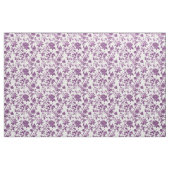 Paarse Roos Wingerd Toile Stof (Yard (91,4 cm))