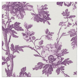 Paarse Roos Wingerd Toile Stof