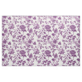 Paarse Roos Wingerd Toile Stof (Fat Quarter)