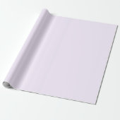 Paarse Roos Zacht Bord Wit Pastel Effen Kleur Cadeaupapier (Uitgerold)