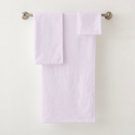 Paarse Roos Zachte Bleke Witte Pastel Effen Kleur Bad Handdoek
