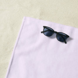 Paarse Roos Zachte Bleke Witte Pastel Effen Kleur Strandlaken