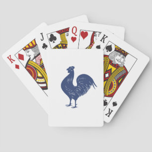  Paarse Rooster Pokerkaarten