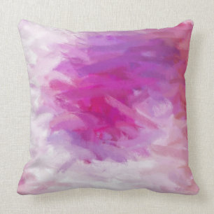 Paarse Royal Fuchsia Abstract Kussen