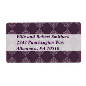 Paarse Royale Etiket (Voorkant)