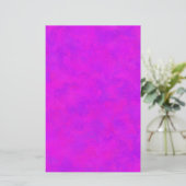 Paarse Roze Abstract Patroon Briefpapier (Staand voorkant)