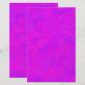 Paarse Roze Abstract Patroon Briefpapier (Voorkant / Achterkant)