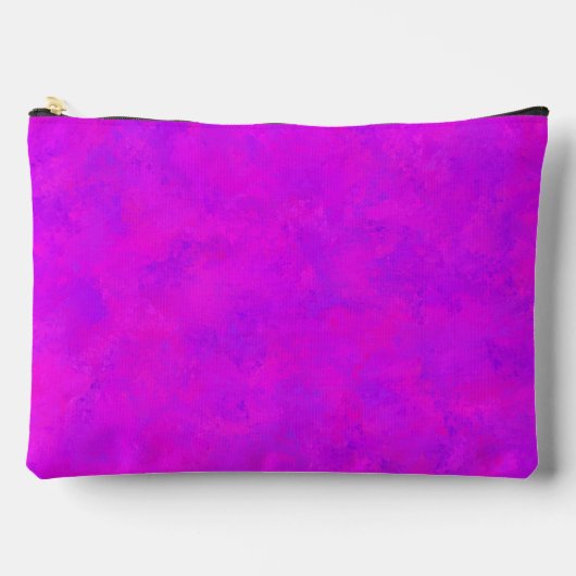 Paarse Roze Abstract Patroon Grote Accessoiretas Etui (Voorkant)