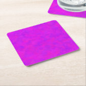 Paarse Roze Abstract Patroon Kartonnen Onderzetters (Schuin)