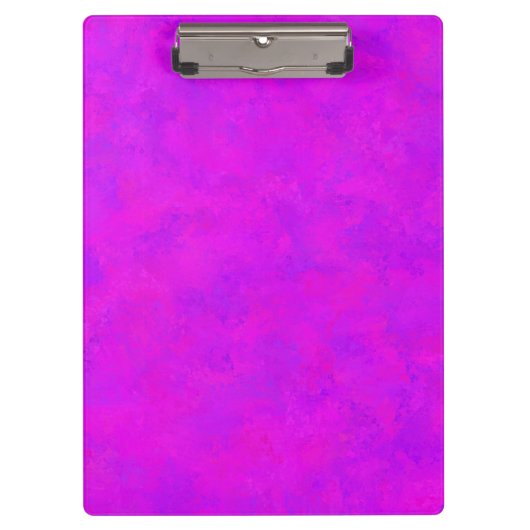 Paarse Roze Abstract Patroon Klembord (Voorkant)